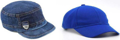 zendro Solid Sports/Regular Cap Cap(Pack of 2)