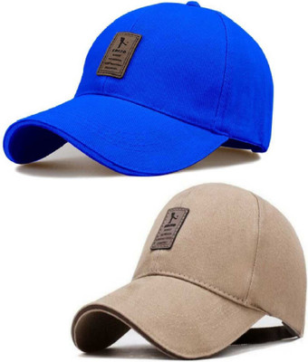 b for u Self Design Sports/Regular Cap Cap(Pack of 2)