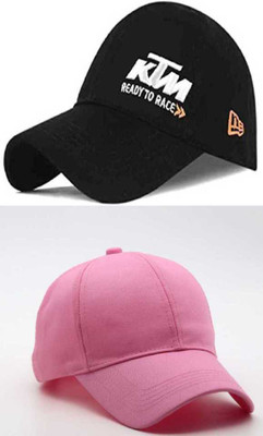 zendro Self Design Sports/Regular Cap Cap(Pack of 2)