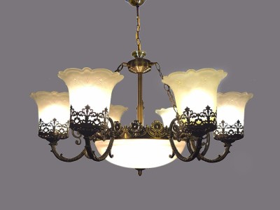 Sinoman Chandelier Ceiling Lamp(Black)