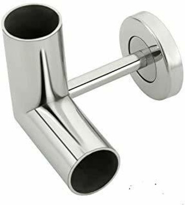 VicTac Stainless Steel Pipe Corner Curtain Bracket ( Silver) Curtain Hook Offers & Cashback