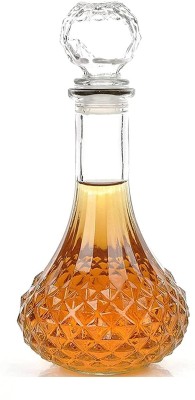 ARTEN Round Ball ShapeClear Glass European Lid Jug Pitcher Rum perfume Bourbon Liquor Decanter(Glass, 1000 oz)