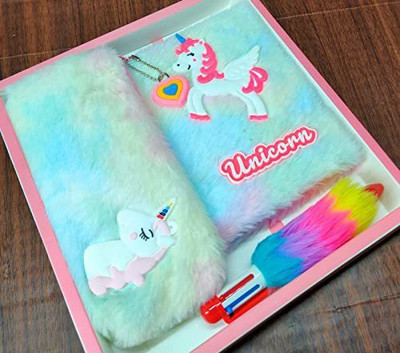 Tera13 unicorn A5 Diary ruled 50 Pages(Multicolor, Pack of 3)