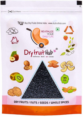 Dry Fruit Hub Black Sesame Seeds 500gm, Black Sesame Seeds, Black Sesame Sesame Seeds(400 g)