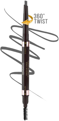 Insight Smudge Free Eyebrow Pencil with Styler For Bold & Beautiful Eyebrows (Black)(Black)