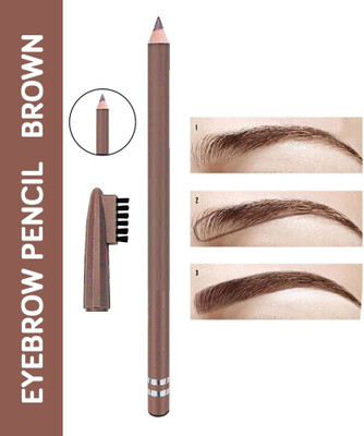 Yuency Smudge-proof eyebrow pencil for perfectly defined brows brown eyebrow pencil(brown)