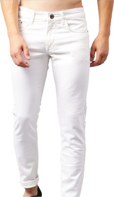 G PLUS Regular Men White Jeans