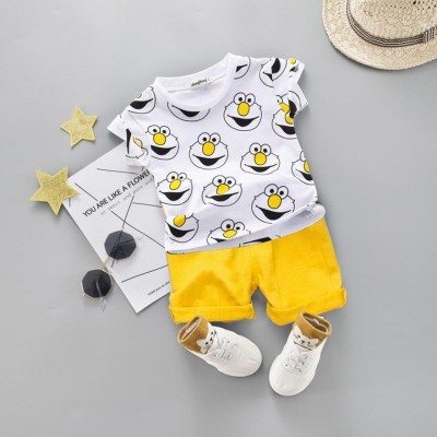 Lofn Baby Boys & Baby Girls Casual T-shirt Shorts(Multi)