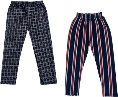 KAVYA Capri For Girls Casual Checkered Polyester(Multicolor Pack of 2)