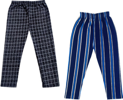 IndiWeaves Capri For Girls Casual Striped, Checkered Polyester(Multicolor Pack of 2)