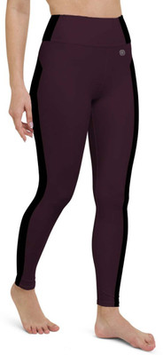 Target Fitness Ankle Length  Western Wear Legging(Maroon, Solid)
