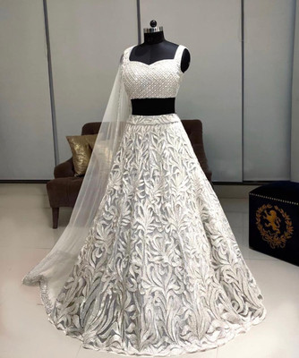 71% OFF on GURHAL Embroidered Semi Stitched Lehenga Choli(White) 71% OFF on GURHAL Embroidered Semi Stitched Lehenga Choli(White)