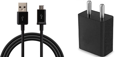 Webilla Wall Charger Accessory Combo for All Smart Phone (Black) Micro(Black)