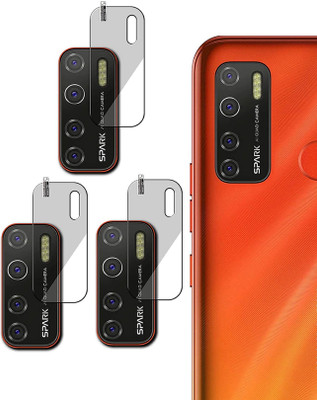 EJZATI Back Camera Lens Glass Protector for TECNO SPARK 5 PRO(Pack of: 3)