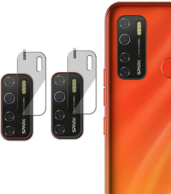 EJZATI Back Camera Lens Glass Protector for TECNO SPARK 5 PRO(Pack of: 2)