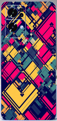 LAMHA OPPO Reno7 Pro 5G Mobile Skin(Ultra Super Pattern Lines With High Matte Finish.)