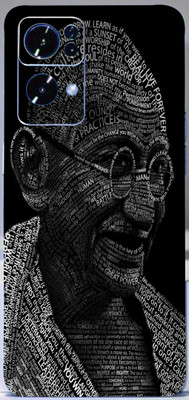 LAMHA OPPO Reno7 Pro 5G Mobile Skin(Ultra Super Mohandas Karamchandra Gandhi With High Matte Finish.)