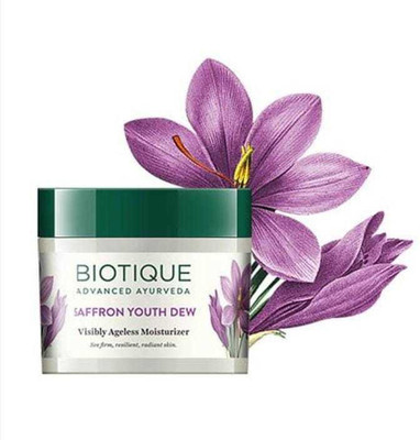 BIOTIQUE bio Saffron Youth SEE FIRM RESILIENT RADIANT SKIN (50gm pack of 2) (100 g)