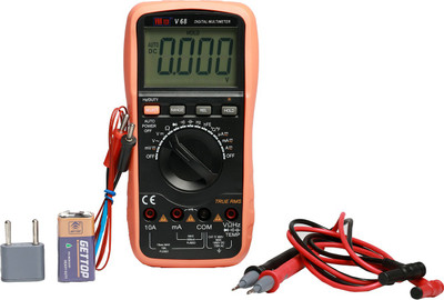 VAR TECH V 68 3 3/4 Digits (4000 Counts), TRUE RMS, 1000 V DC / 750 V AC, Auto/Manual Ranging Digital Multimeter(Black, Orange 4000 Counts)