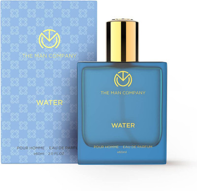 THE MAN COMPANY Water EDP For Men Premium Fragrance Long-lasting Freshness Perfect For Daily Use Eau de Parfum – 60 ml