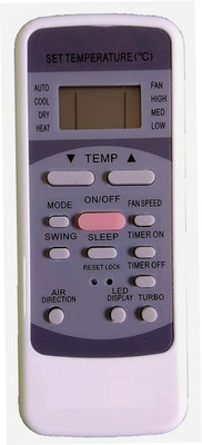 BhalTech 12 AC Compatible for  Godrej AC Remote Controller(White)