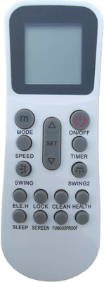 BhalTech 125 Compatible for  Bluestar AC Remote Controller(White)