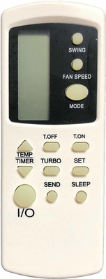 Sugnesh Ac- REMOTE COMPATIBLE FOR voltas turbo ac VOLTAS TURBO Remote Controller(White)