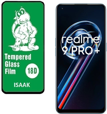 ISAAK Edge To Edge Tempered Glass for Realme 9 Pro + 5G Edge to Edge, Full Glue, 18D Tempered Glass(Pack of 1) ISAAK Edge To Edge Tempered Glass for Realme 9 Pro + 5G Edge to Edge, Full Glue, 18D Tempered Glass(Pack of 1)
