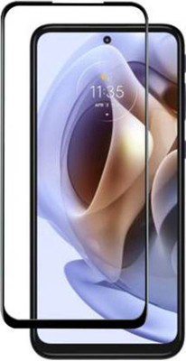 DMJHP Edge To Edge Tempered Glass for Moto G31(Pack of 1)