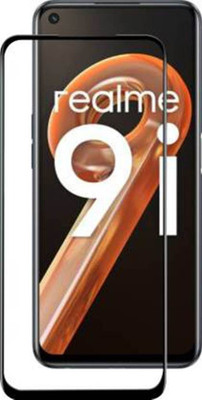 DMJHP Edge To Edge Tempered Glass for Realme 9i(Pack of 1)
