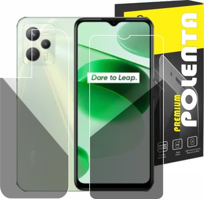 Polenta Front and Back Screen Guard for Realme C35(Pack of 2)