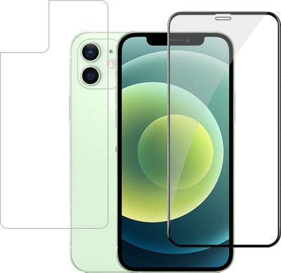YOGKREETI Front and Back Tempered Glass for Apple iPhone 12 Mini(Pack of 2)