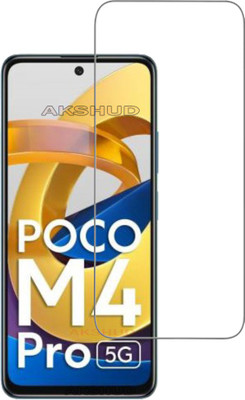 AKSHUD Tempered Glass Guard for POCO M4 Pro 5G (16.76 cm (6.6 inch)(Pack of 1)