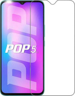 DMJHP Tempered Glass Guard for Tecno Pop 5 LTE(Pack of 1)