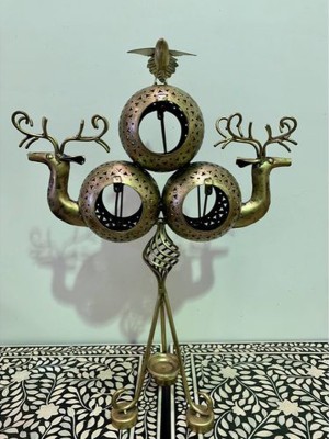 Suntown Decorative Showpiece  -  58.42 cm(Metal, Gold)