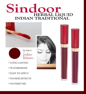 REIMICHI NEW SUPER STAY & NON TRANSFER QUICK DRY MAROON SINDOOR LIQUID(Maroon)