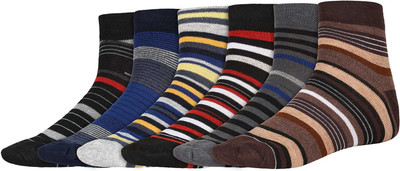 Bodiclap Men & Women Striped, Printed Ankle Length(Pack of 6)