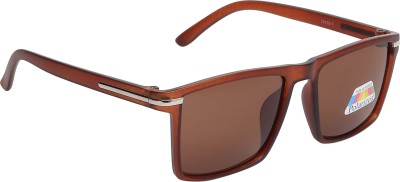 CRIBA Wayfarer Sunglasses(For Men & Women, Brown)