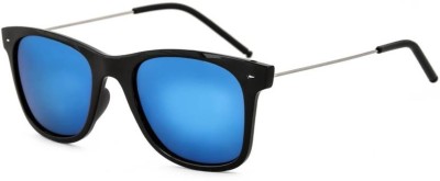 tikna Shield Sunglasses(For Men & Women, Blue)