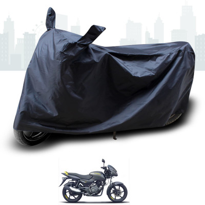 KEDIT Two Wheeler Cover for Bajaj(Pulsar 150 DTS-i, Black)