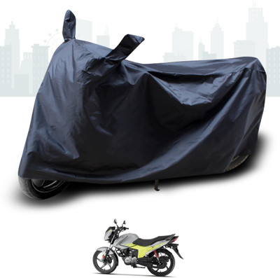 KEDIT Two Wheeler Cover for Hero(Glamour FI, Black)