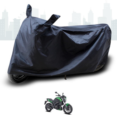 KEDIT Two Wheeler Cover for Bajaj(Dominar 400, Black)