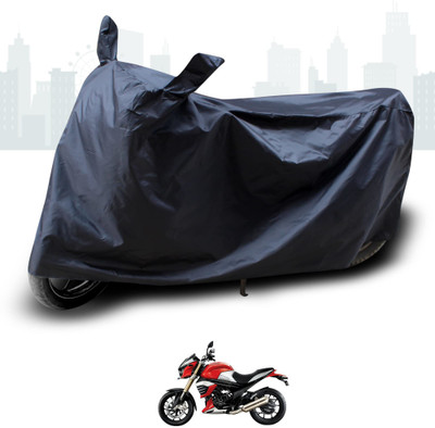 KEDIT Two Wheeler Cover for Mahindra(MOJO XT 300, Black)