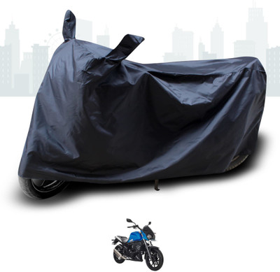 KEDIT Two Wheeler Cover for Mahindra(MOJO XT 300, Black)