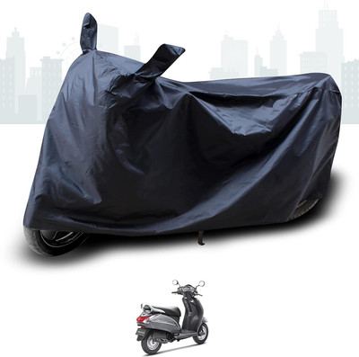 KEDIT Two Wheeler Cover for Honda(Activa 4G, Black)
