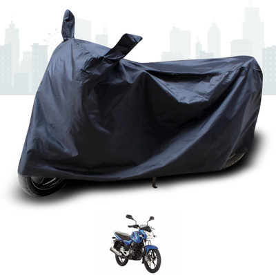KEDIT Two Wheeler Cover for Bajaj(Discover 150 s, Black)