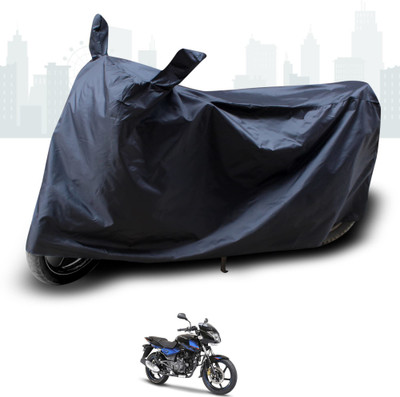 KEDIT Two Wheeler Cover for Bajaj(Pulsar 135 LS DTS-i, Black)