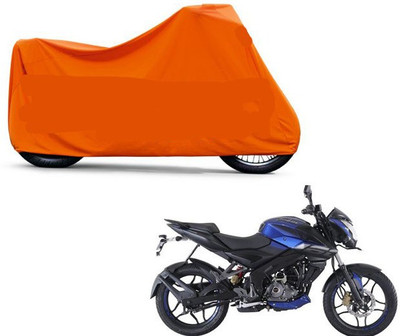 geetaecom Two Wheeler Cover for Bajaj(Pulsar 125, Orange)