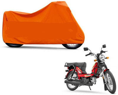 PRPaccessories Two Wheeler Cover for TVS(XL 100 Heavy Duty BS6, Orange)