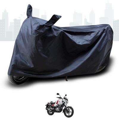 KEDIT Two Wheeler Cover for Bajaj(V12, Black)
